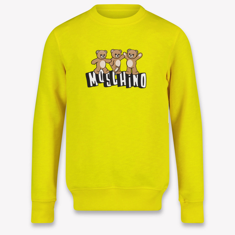 Moschino Kids Unisex Sweater In Yellow
