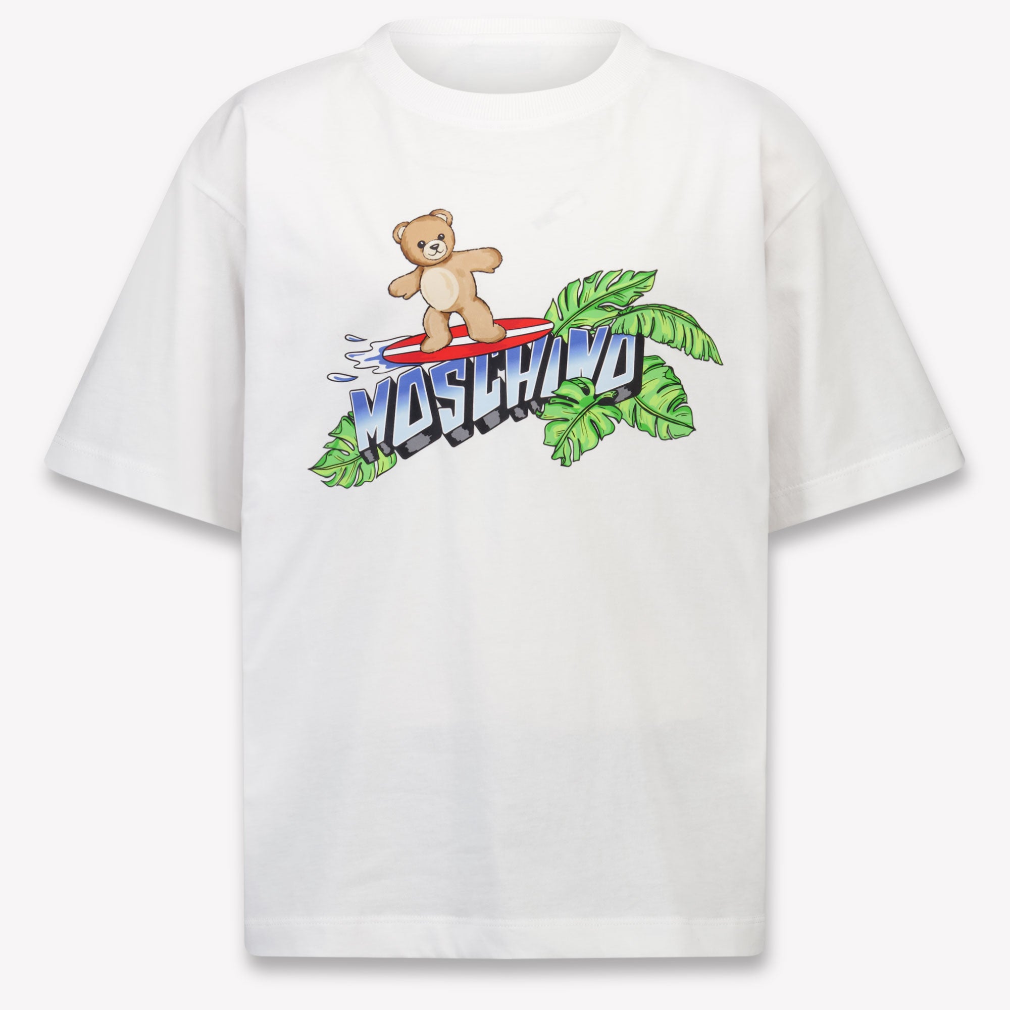 Moschino Kids Boys T-Shirt In White