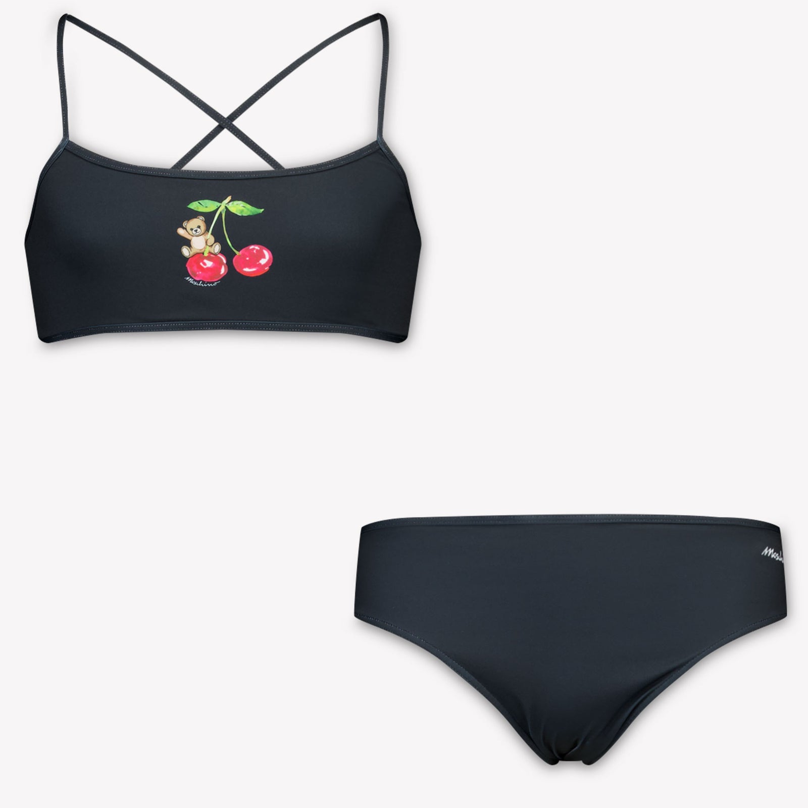 Moschino Kids Girls Swimwear In Black