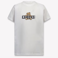 Moschino Kinder Unisex T-Shirt In Wit