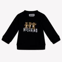 Moschino Baby Unisex Trui In Zwart