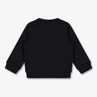 Moschino Baby Unisex Trui In Zwart