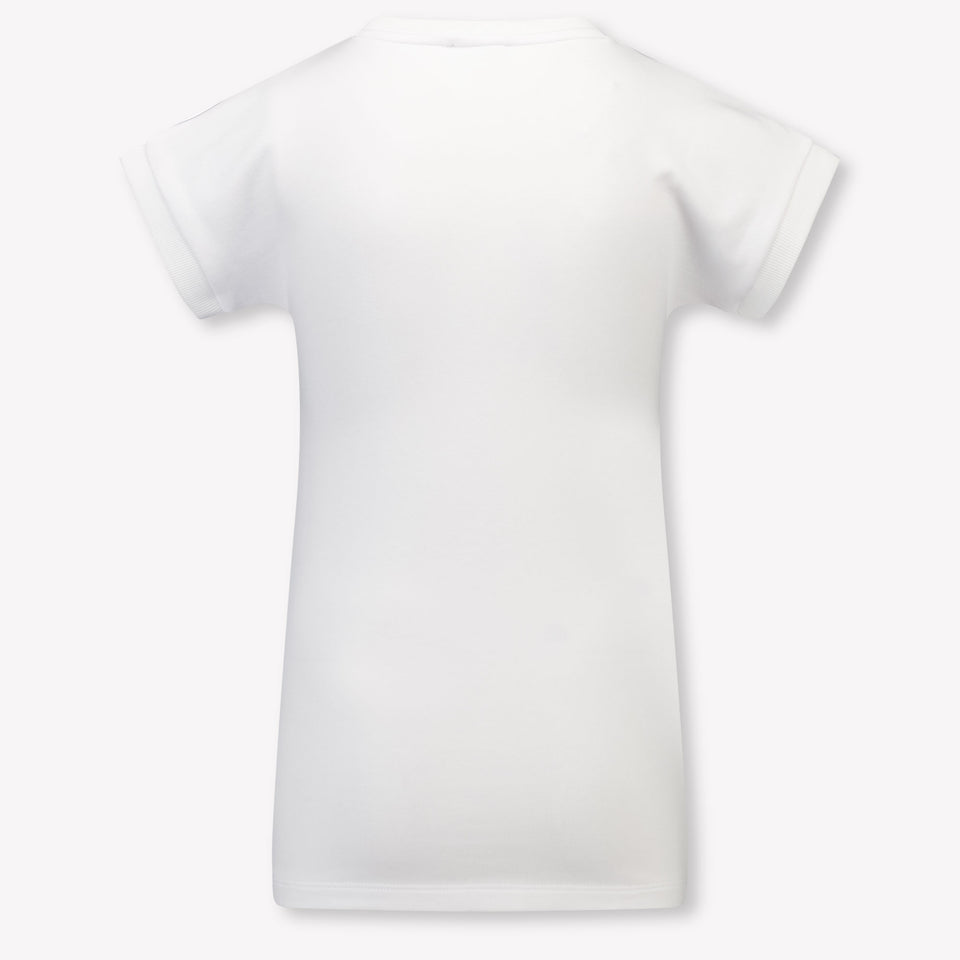 Moschino Kinder Meisjes Jurk In Wit