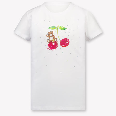 Moschino Kids Girls T-Shirt In White