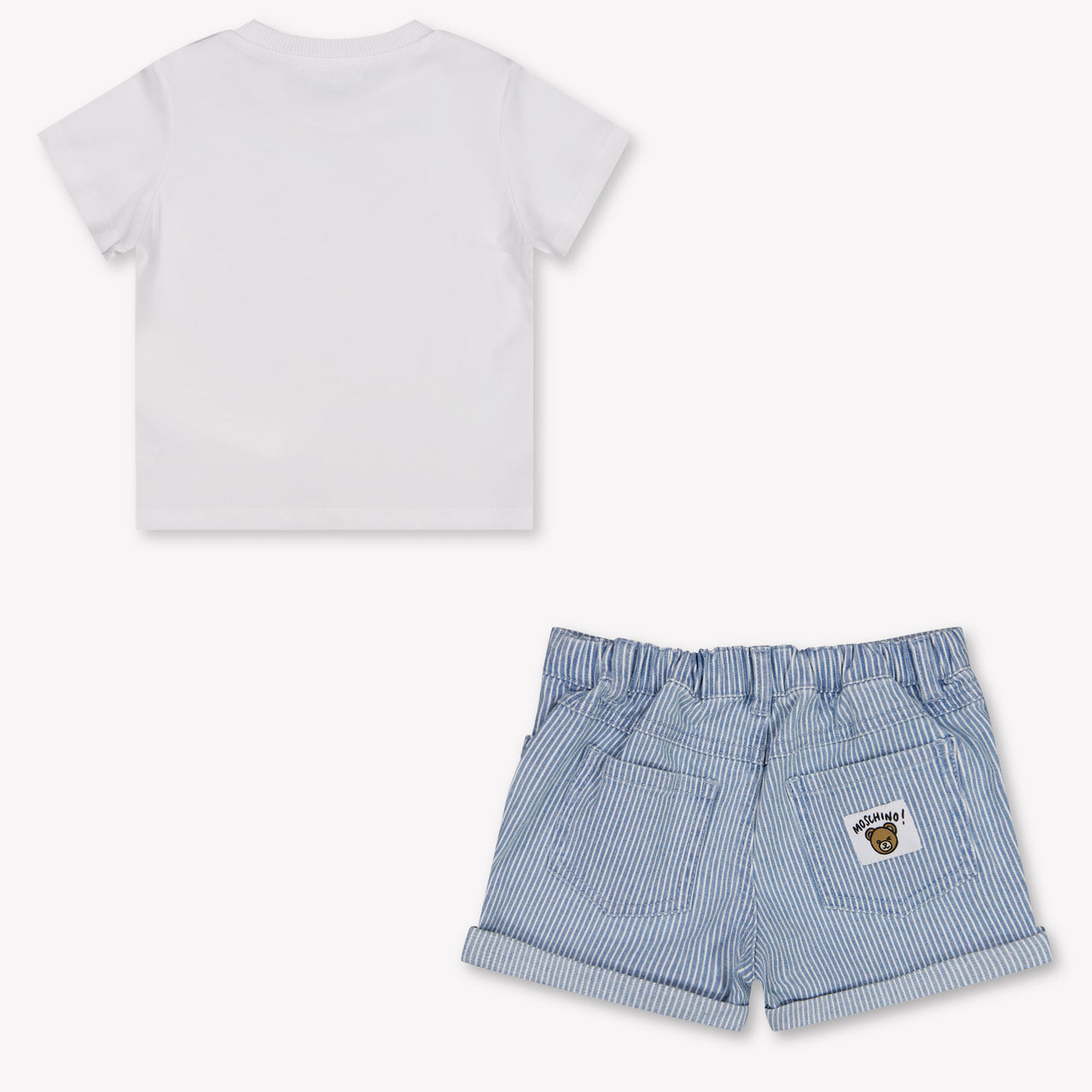 Moschino Baby Jongens Setjes in Licht Blauw