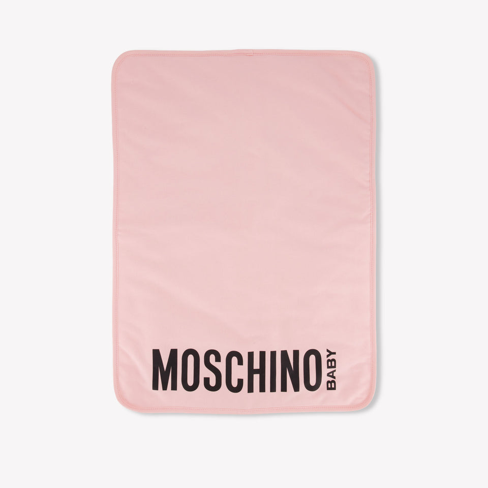 Moschino Baby Unisex Luiertas In Licht Roze