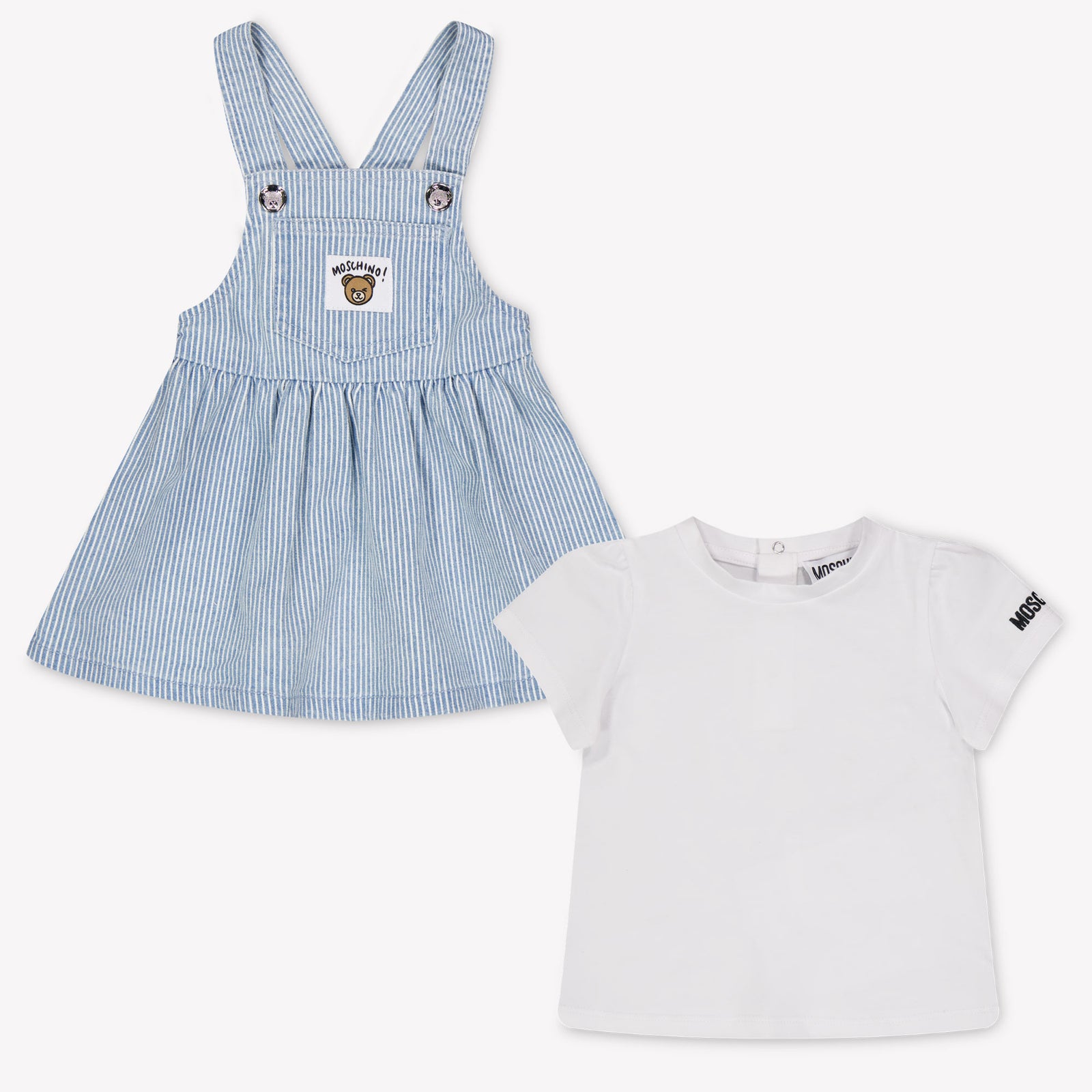 Moschino Baby Meisjes Setje In Licht Blauw
