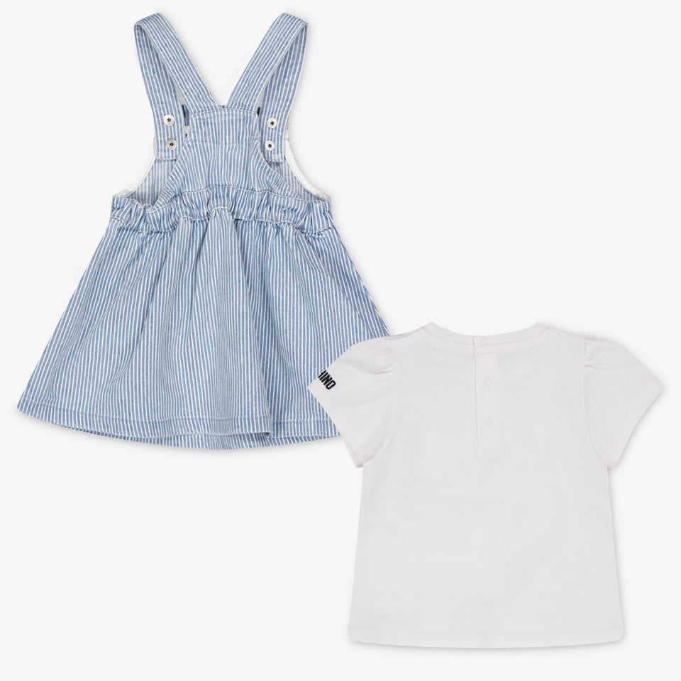 Moschino Baby Meisjes Setje In Licht Blauw