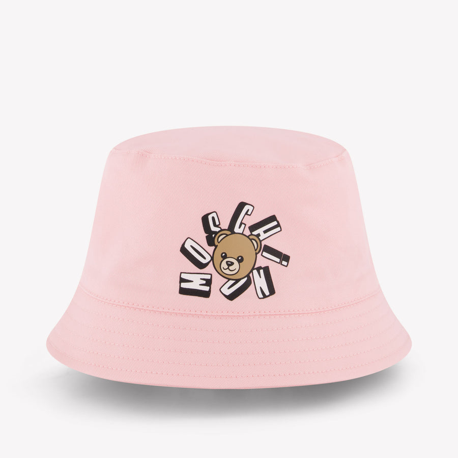 Moschino Baby Unisex Hat in Light Pink