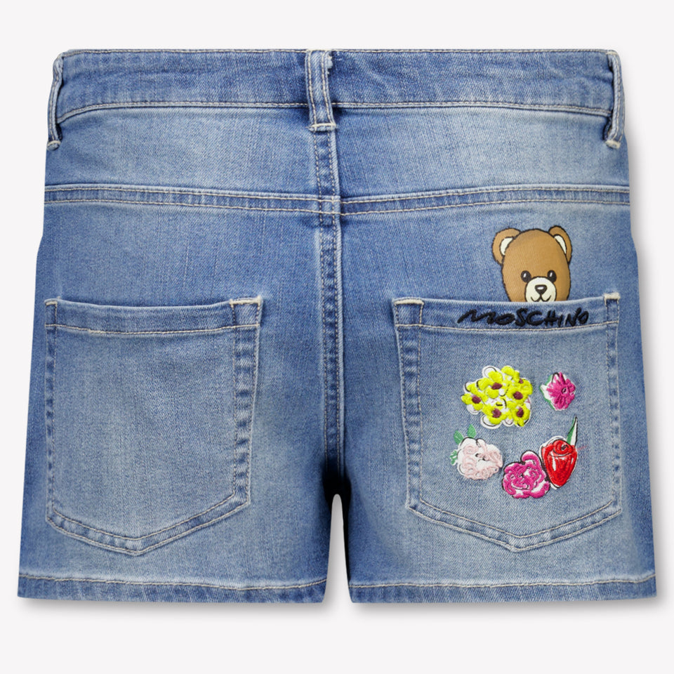 Moschino Kids Girls Shorts In Jeans