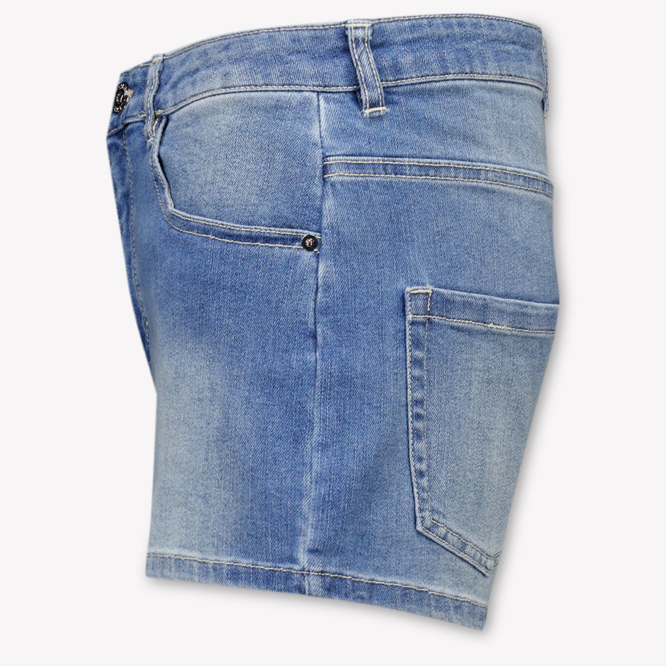 Moschino Kids Girls Shorts In Jeans
