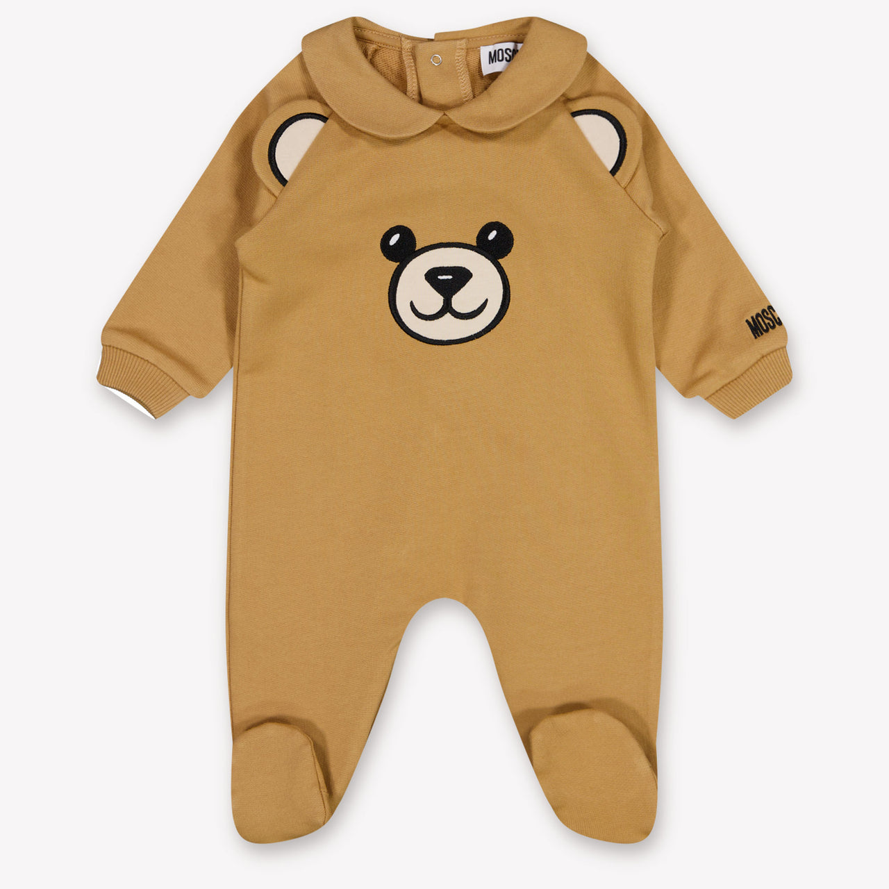 Moschino Baby Unisex Playsuit In Beige