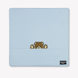 Moschino Baby Unisex Accessory In Light Blue