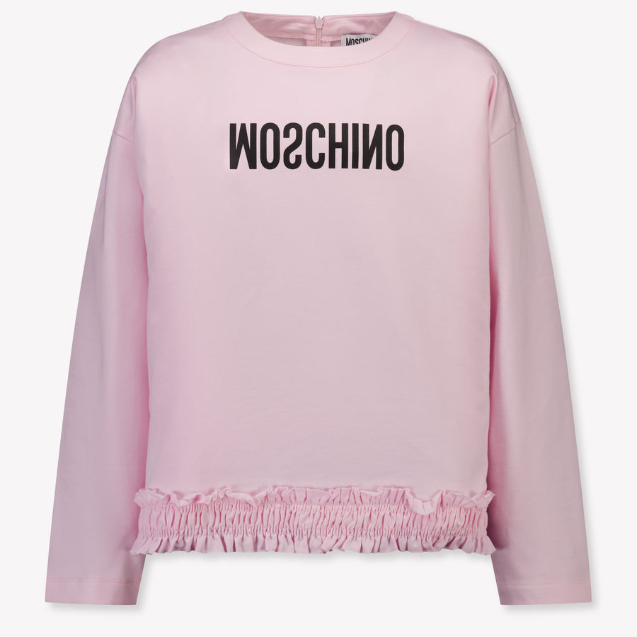 Moschino Kinder Meisjes Trui In Licht Roze