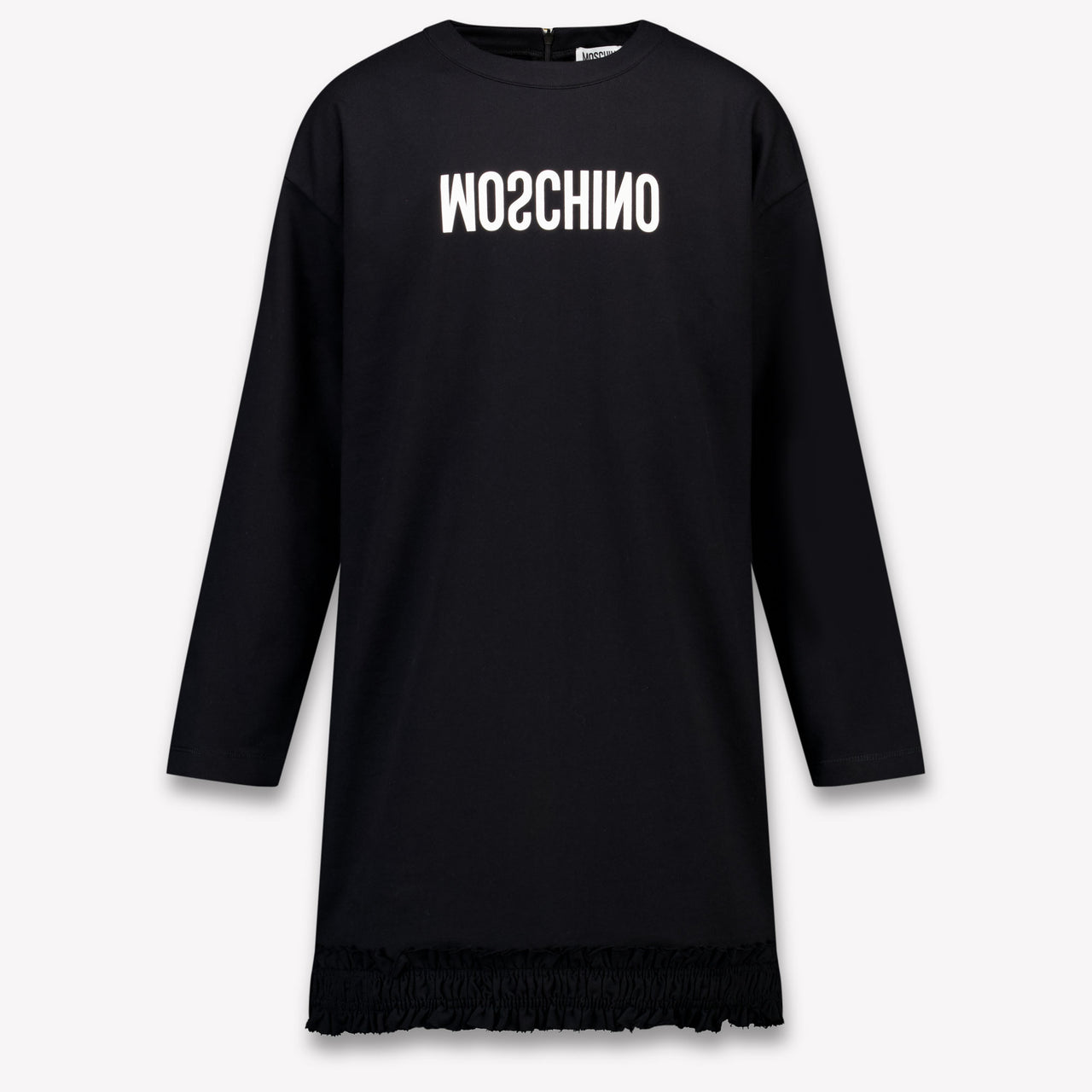 Moschino Kids Girls Dress In Black