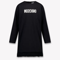 Moschino Kids Girls Dress In Black