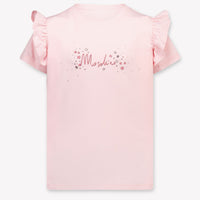 Moschino Kinder Meisjes T-Shirt In Licht Roze
