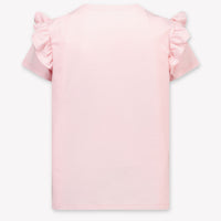 Moschino Kinder Meisjes T-Shirt In Licht Roze