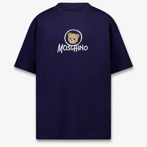 Moschino Kids Boys T-Shirt In Navy