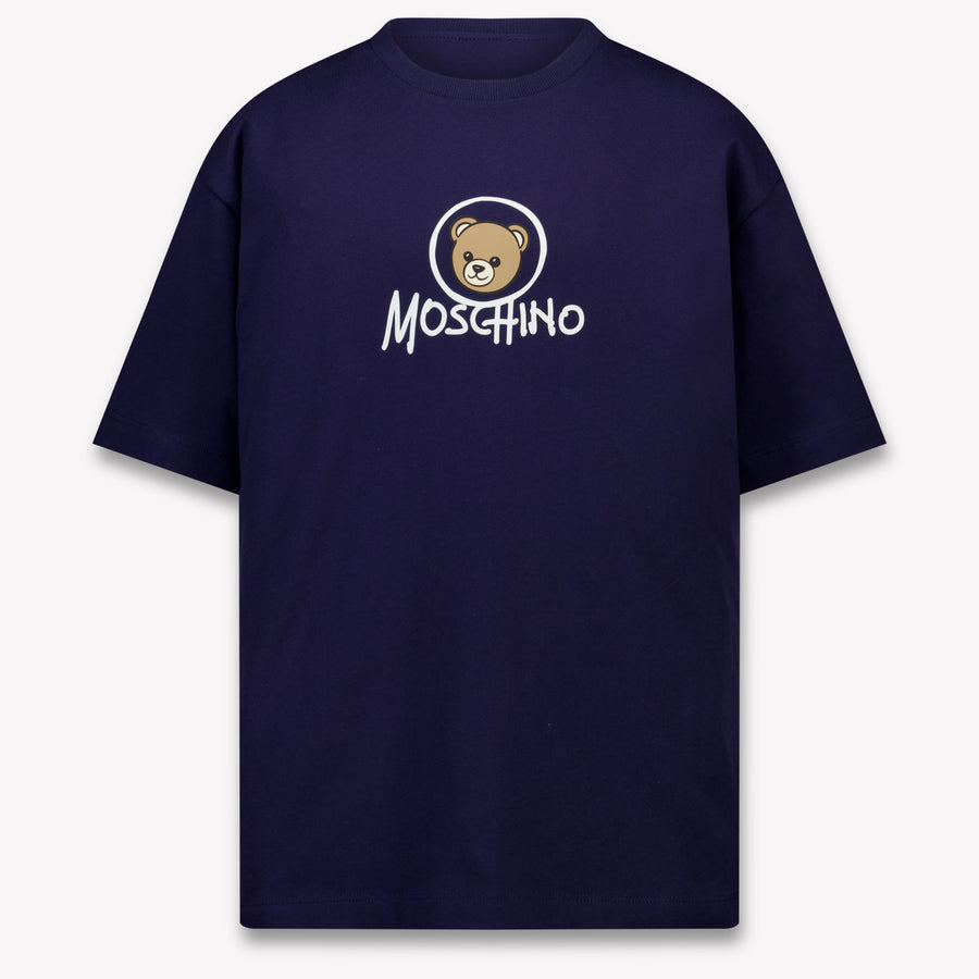 Moschino Kids Boys T-Shirt In Navy