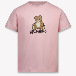 Moschino Girls T-Shirt in Light Pink