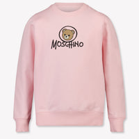 Moschino Girls Sweater in Light Pink