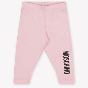 Moschino Baby Meisjes Legging In Licht Roze