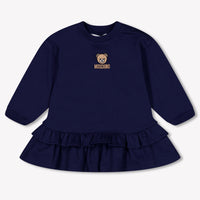 Moschino Baby Meisjes Jurk In Navy