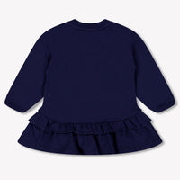Moschino Baby Meisjes Jurk In Navy