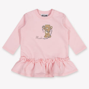 Moschino Baby Girls Dress In Light Pink