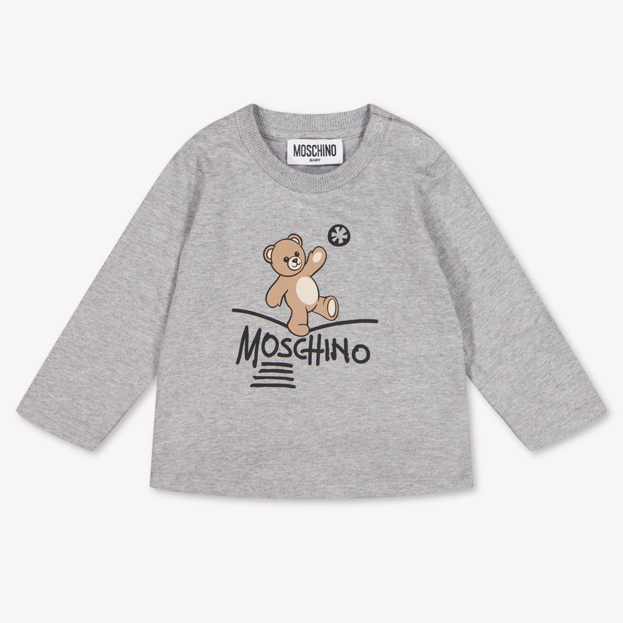 Moschino Baby Girls T-Shirt In Gray
