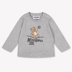 Moschino Baby Girls T-Shirt In Gray