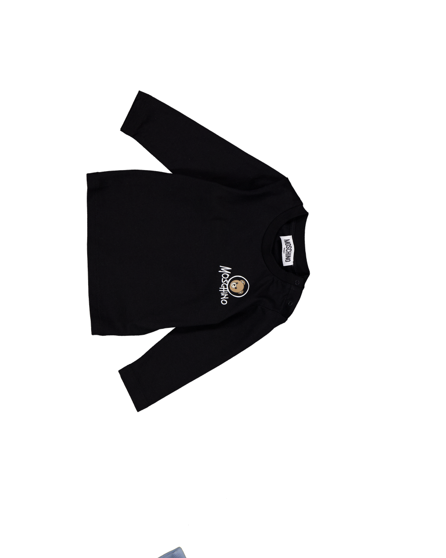 Moschino Baby Unisex T-Shirt In Black