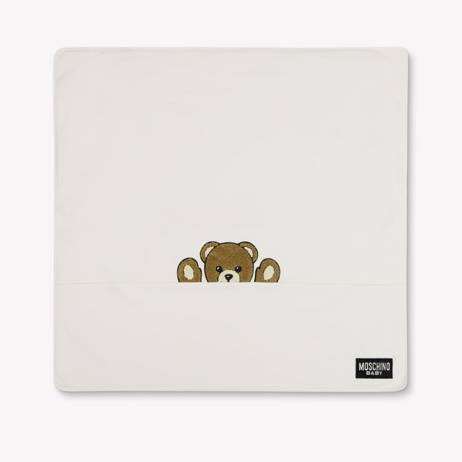 Moschino Baby Unisex Accessory In OffWhite