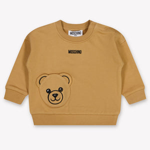Moschino Baby Girls Sweater In Beige