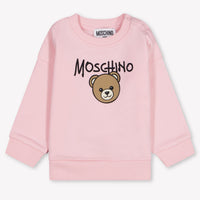 Moschino Baby Girls Sweater In Light Pink