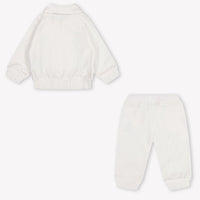 Moschino Baby Unisex Jogging suit In OffWhite