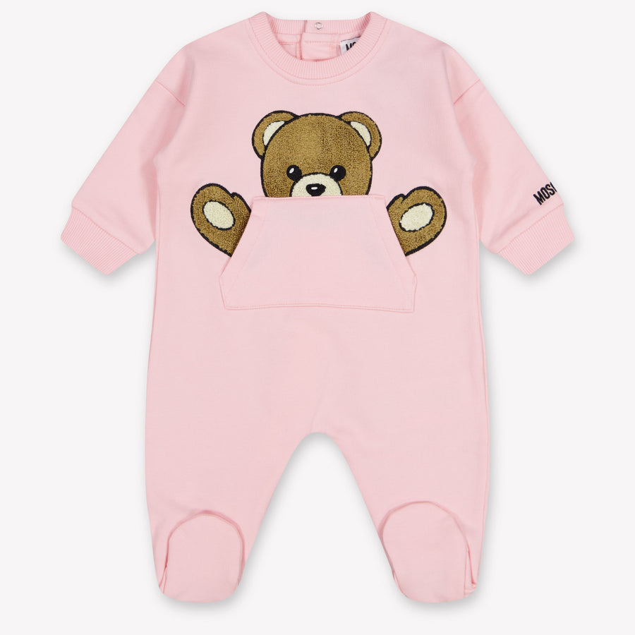 Moschino Baby Girls Romper in Light Pink
