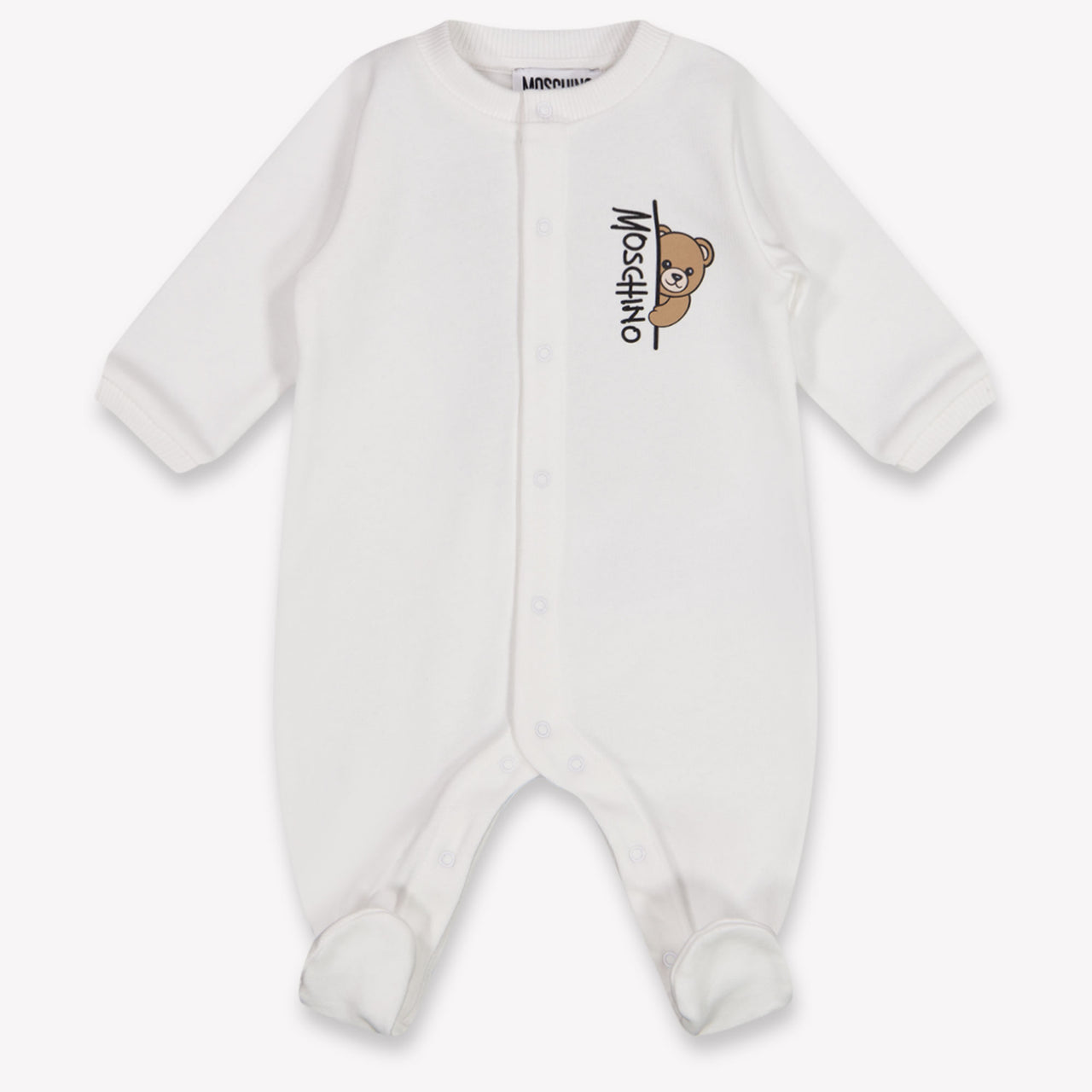Moschino Baby Unisex Playsuit In White