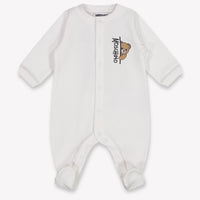 Moschino Baby Unisex Playsuit In White