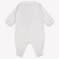 Moschino Baby Unisex Playsuit In White