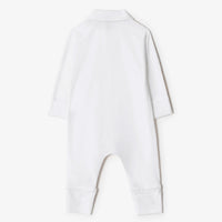 Burberry Hamilton Baby Unisex Playsuit In White
