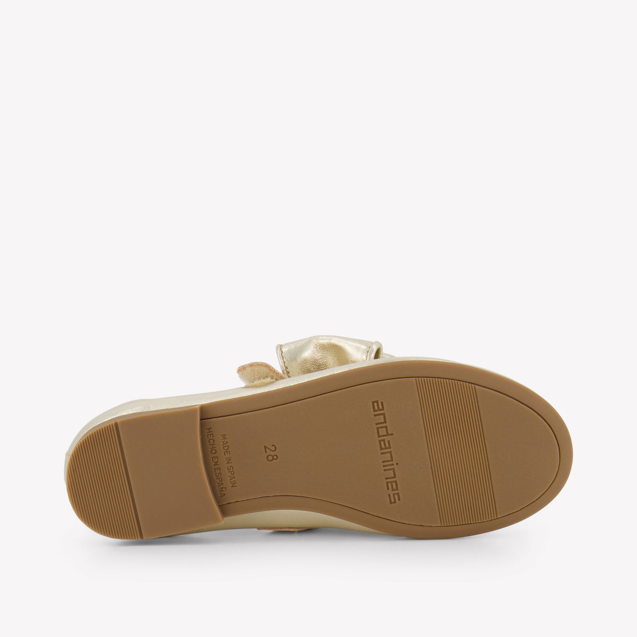 Andanines Girls Shoes In Gold