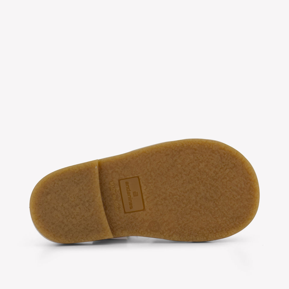 Andanines Girls Sandals In White