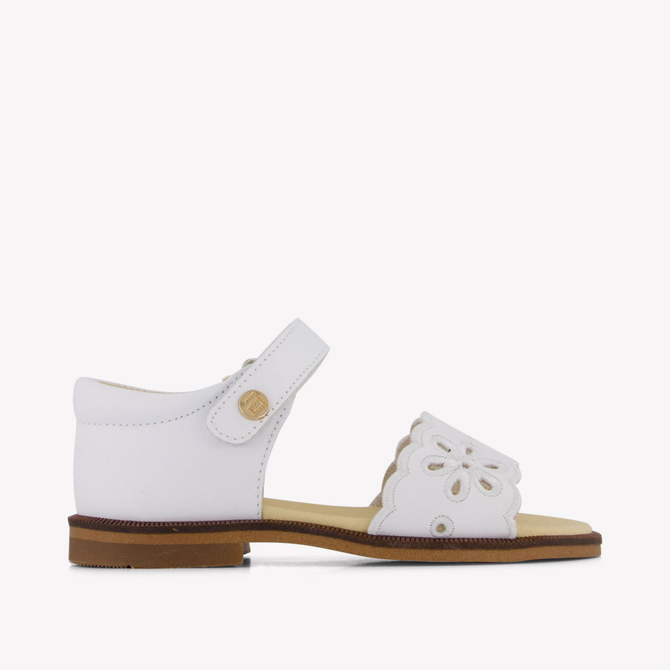 Andanines Meisjes Sandalen In Wit