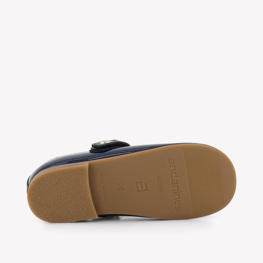 Andanines Girls Shoes In Navy