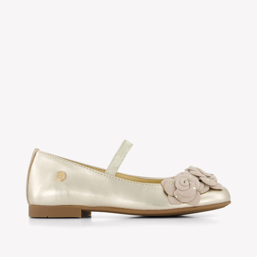 Andanines Girls Shoes In Gold