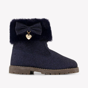 Andanines Girls Boots In Navy