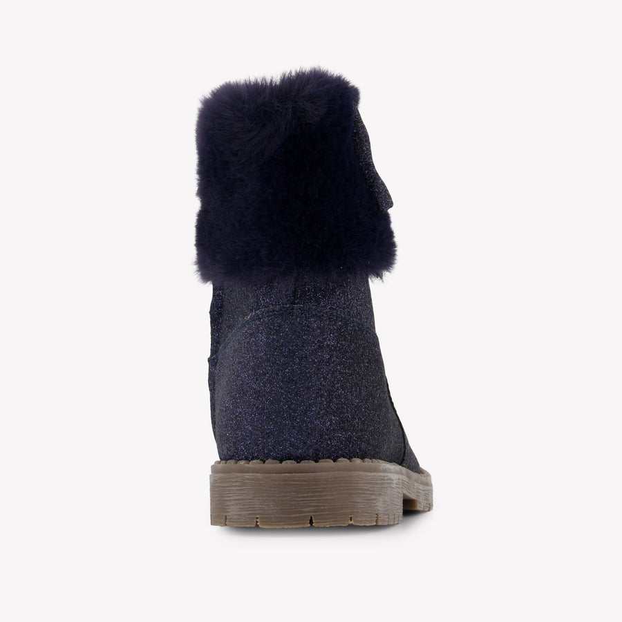Andanines Girls Boots In Navy