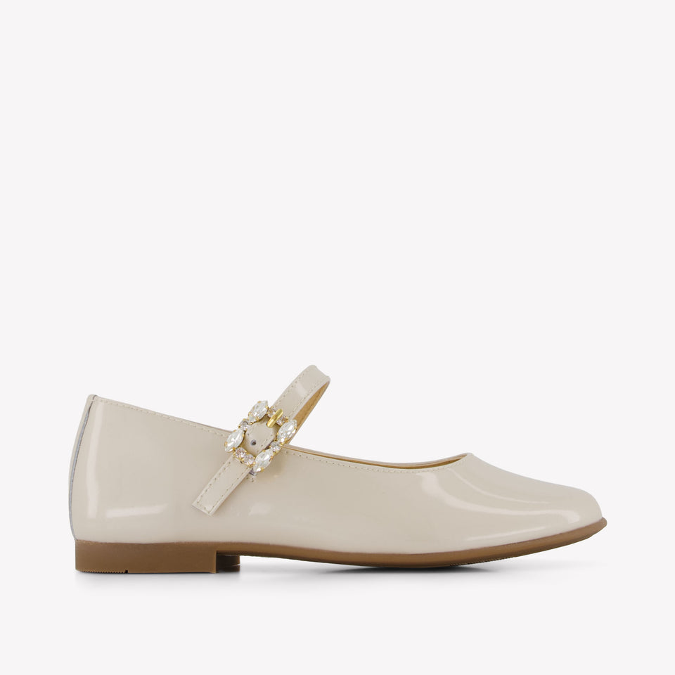 Andanines Girls Shoes In Light Beige
